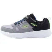 SKECHERS Baskets 'GO RUN 400 V2' gris / pomme / noir