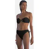 Love & roses Bas de bikini noir