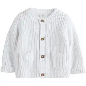 Next Cardigan beige / blanc