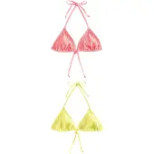 Next Hauts de bikini citron vert / pitaya