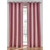Bonprix Lot de 2 rideaux en microfibre