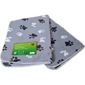Boon Tapis gris avec empreintes de pattes pour chien
