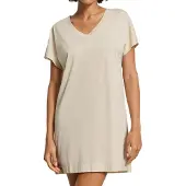 Hanro Chemise de nuit ' Laura ' beige / sable