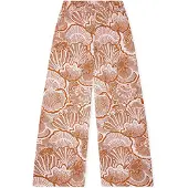 Schiesser Pantalon de pyjama ' Mix Relax ' orange / blanc