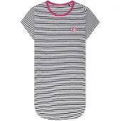 Schiesser Pyjama ' Nightwear ' rose / noir / blanc cassé