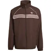 Adidas Originals Veste mi-saison 'Chest Stripes Track' marron / rose / blanc
