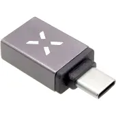 FIXED Adaptateur USB 3.0 - Fixe - Type-C - 5 Gbit/s - 2,4 A - Aluminium - Gris