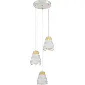 Eglo Lampe pendante à 3 lampes Tarega gris