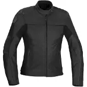 Gre Sd-jl3 Invierno Custom Leather Jacket Noir 2XL Femme