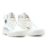 Palladium Pampa Underlayer Veterschoenen Hoog - Wit - Maat 37