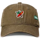 Coastal Casquette olive / vert clair / rouge / blanc chiné