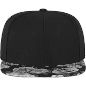 Flexfit Casquette 'Roses' gris / noir