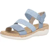 Remonte Sandalen Plat Sandalen Plat - Licht blauw - Maat 36