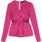 Faina Chemisier fuchsia