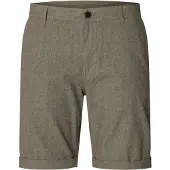 Selected Coton Flex Short Homme Marron XXL