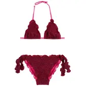 Sundek Mini Magnolia Bikini Rouge 14 Years Fille