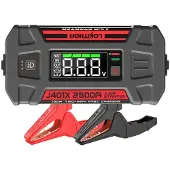 Lokithor J401x Jump Starter/booster + Powerbank + Flashlight 4 In 1 Device Working In -40°c 2.500a 20.000mah Rouge