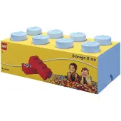 LEGO La brique de rangement 8 tenons - bleu clair