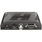 ABUS TVAC20001, Noir, 1600 x 1200 px, NTSC, PAL, Composite + S-Vidéo, VGA, 12 V