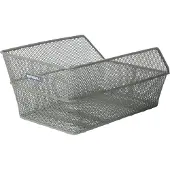 Basil Panier arrière Cento pour cartable vert olive, 38x24x11 cm, mailles serrées