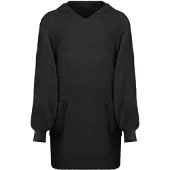 vidaXL Robe KINN Noir l Coton