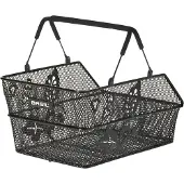 Basil Panier à vélo - - Cento Flower S - 11,5 L - Aluminium maillé - Compatible MIK/Multi system