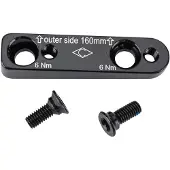 Campagnolo Flat Mount Rear Disc Brake Caliper Adapter Noir 160 mm