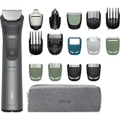 Philips Tondeuse tout-en-un série 7000 MG7961/15, 17 fonctions, gris, 0,5 mm, 2 cm, 0,2 mm, sourcils, visage, nez, acier
