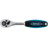 SW-Stahl Clé à cliquet fine en acier, 1/4 de pouce, avec 72 dents