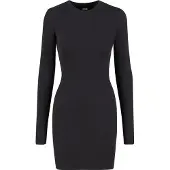 Urban Classics Tb7784 Long Sleeve Short Dress Noir M Femme