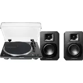 Audio-Technica Audio Technica AT-LP70xBT Noir + ATH-SP3X Noir