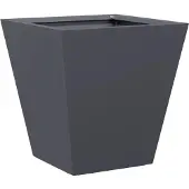 vidaXL Jardinière 35x35x75 cm acier inoxydable