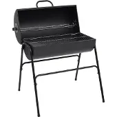 vidaXL Barbecue avec 2 grilles Noir 80x95x90 cm Acier
