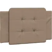 vidaXL Coussin de tête de lit "Zadar" Cappuccino-Brun 100 cm Similicuir