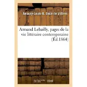 Hachette Armand Lebailly, pages de la vie littéraire contemporaine