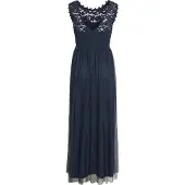 Vila Lynnea Maxi Sleeveless Dress Bleu 38 Femme