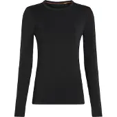 Icebreaker Merino Core Heavyweight Long Sleeve Base Layer Noir M Femme