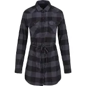 Brandit Chemisier gris foncé / noir