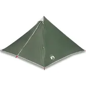 vidaXL Tipi tente familiale 7 personnes vert imperméable