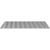 vidaXL Escalier Marche d'angle droit 4 pcs Argent 80 x 50 cm Aluminium