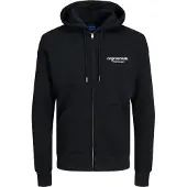 Jack & Jones Veste de survêtement 'JORVesterbro' noir / blanc