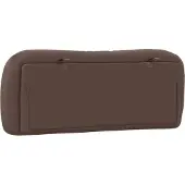 vidaXL Coussin de tête de lit "Hvar" Marron 100 cm Similicuir