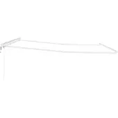 vidaXL Cadre d'auvent blanc 500 x 350 cm en aluminium