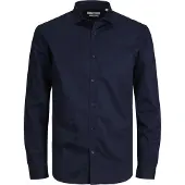 Jack & Jones Chemise 'Cardiff' bleu foncé