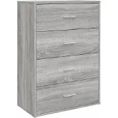 vidaXL Sideboard Gris Sonoma 60x31x84 cm Bois composite