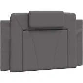 vidaXL Coussin de tête de lit "Viana" Gris 100 cm Similicuir