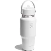 Hydroflask Wide Flex Straw Travel-24 Oz Bottle Cap Argenté 24 oz