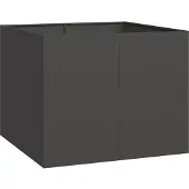 vidaXL Jardinière noir 100x100x80 cm acier