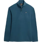 Superdry pour homme. M2014194A Polaire polaire bleu (S), Casuel, Polyester