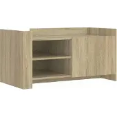 vidaXL Table basse en chêne Sonoma 100x50x50 cm Bois composite